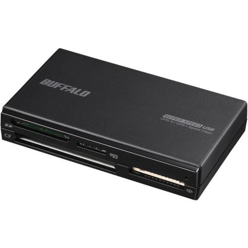 ■バッファロー UHS-II対応 USB3.0 マルチカードリーダー ブラック【4594848:0】...