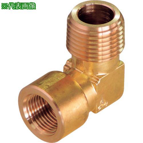 ■ASOH 異径内・外エルボ PT3/8外×PT1/4内【5156432:0】[店頭受取不可]