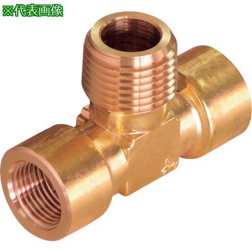 ■ASOH 異径二方チーズ PT1/8内×PT1/8内×PT1/4外【5158966:0】[送料別途...