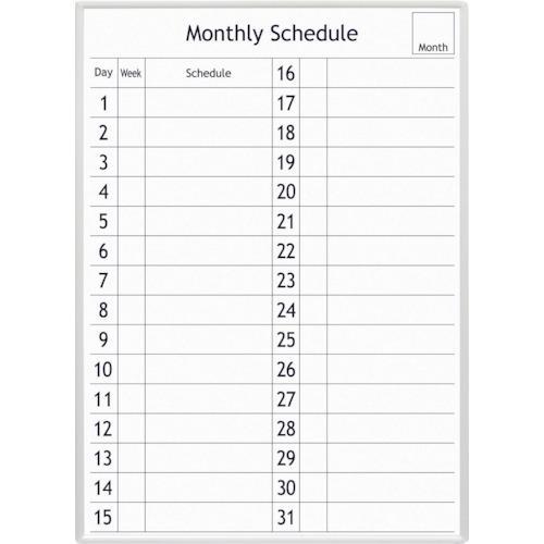 ■マグエックス アプライマンスリースケジュールボード【5256037:0】[店頭受取不可]