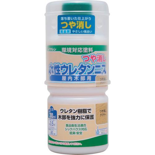 ■和信ペイント 水性ウレタンニス つや消しクリヤー 300ml【5290470:0】[店頭受取不可]...