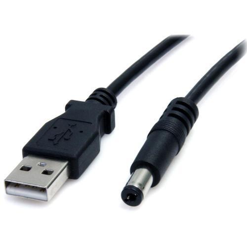 ■StarTech USBケーブル/Type-A - 5V DC電源プラグ/2m/タイプMコネクター...