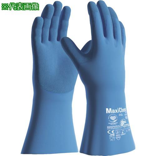 ■【在庫限り】エーティージー 耐切創・耐薬品手袋 マキシケムカット 76-733 Sサイズ【5434...