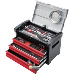 KTC 工具セット(チェストタイプ)[60点](レッド) (SK4601XR) 京都機械