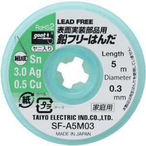 ■グット 鉛フリーはんだ 表面実装部品用 5m...の詳細画像1