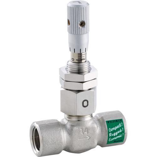 ■Fujikin 超微量調整CV値 0.015 SUS鋼製ニードルバルブ 3.92MPa UN-14...