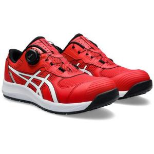 □ASICS ウィンジョブCP306 BOAホワイト/クラシックレッド 25.5cm