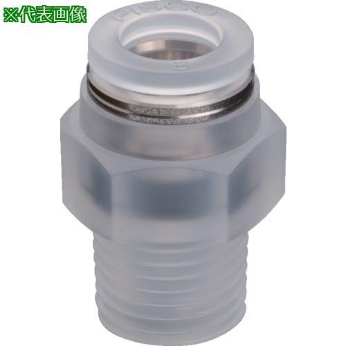 ■PISCO ワンタッチ継手 チューブフィッティングPP/SUS304【6637979:0】[店頭受...