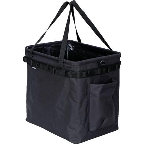 ■TRUSCO ワンタッチバケット黒色 W350XD260XH340mm【6655838:0】[店頭...