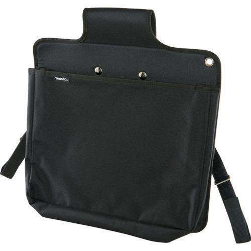 ■TRUSCO 台車バック マチ付き ブラック【6668377:0】[店頭受取不可]