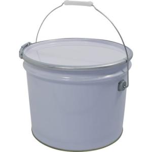■高翔 白ペール缶 13L フタ・バンド付【6813386:0】[店頭受取不可]