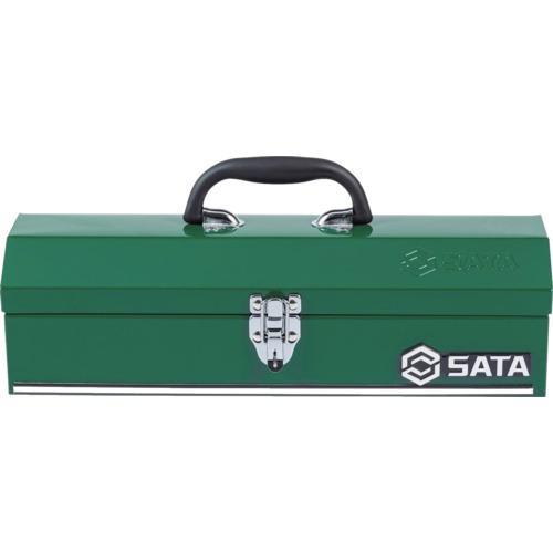 ■SATA スチールツールボックス 420x155x120mm【6958209:0】[店頭受取不可]