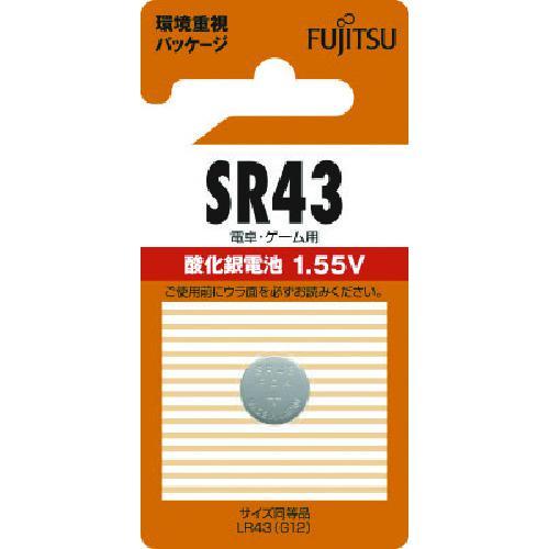 ■FDK 酸化銀電池 SR43 (1個入)【8072438:0】[店頭受取不可]