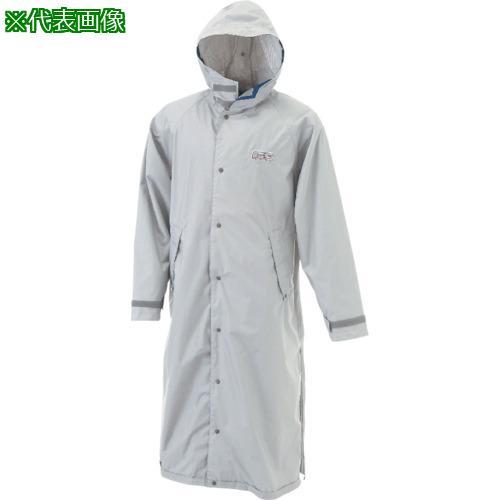 ■カジメイク エントラントレインコート シルバー L【8110685:0】[店頭受取不可]