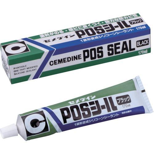 ■セメダイン POSシール ブラック 170ml(変成シリコン) SM-366《10本入》【8135...