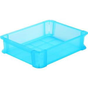 6L スケルトンカラーコンテナ 青 TSK-6B TRUSCO