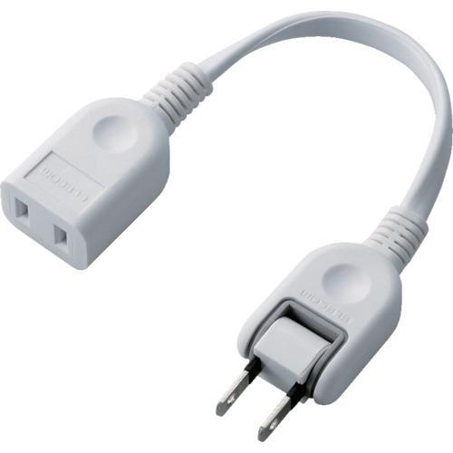 ■ELECOM ACアダプタ用電源延長コード(1個口)ホワイト【8218617:0】[店頭受取不可]