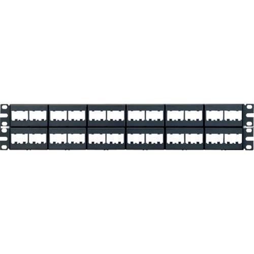■PANDUIT モジュラーパッチパネル枠 4ポートフェースプレートタイプ 48ポート 2U CPP...