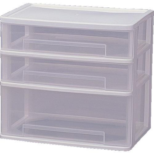 ■IRIS 218525 ワイドテーブルチェスト WET-421 ホワイト【8275207:0】[店...