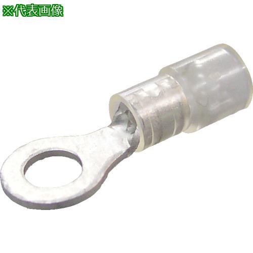 ■ニチフ 環境配慮形絶縁被覆付丸形端子R形(100個入)より線0.3~1.65外寸5.7mmスタッド...