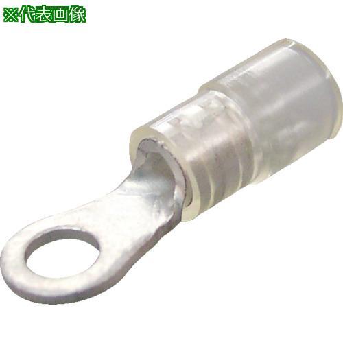 ■ニチフ 環境配慮形絶縁被覆付丸形端子R形(100個入)より線1.04~2.63外寸5.6mmスタッ...