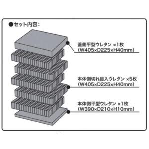 ■TRUSCO プロテクターツールケース 黒 ...の詳細画像2