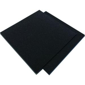 ■イノアック カームフレックス F-6 黒 30x1000x1000 化粧断ち加工[直送DS][店頭受取不可]