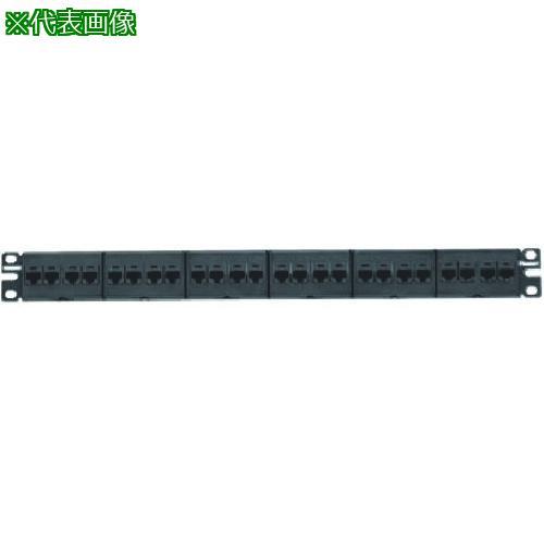 ■PANDUIT カテゴリ6Aモジュラーパッチパネルキット 4ポートフェースプレートタイプ 24ポー...