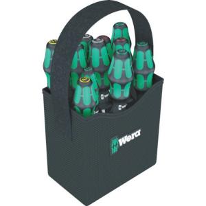 ■Wera 2GO ドライバーセット 持ち手付バッグ入り 11本[店頭受取不可]
