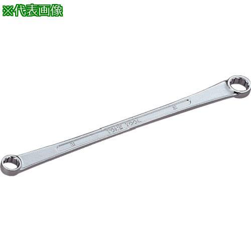 ■TONE ロングメガネレンチ 対辺寸法22×24mm【8642693:0】[送料別途見積り][店頭...