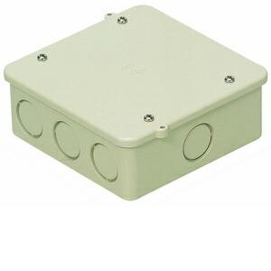 未来工業 PVKボックス 大形四角浅型 ノック付 ミルキーホワイト 1個価格 PVK−ALNM PVKALNM
