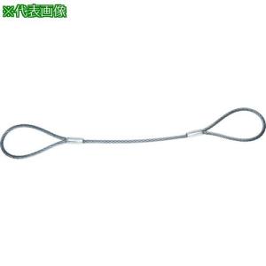 TRUSCO ワイヤーロープスリング Aタイプ アルミロック 10mmX1.5m