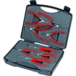 ■KNIPEX 002125 8本組 スナップリングプライヤー【8363367:0】