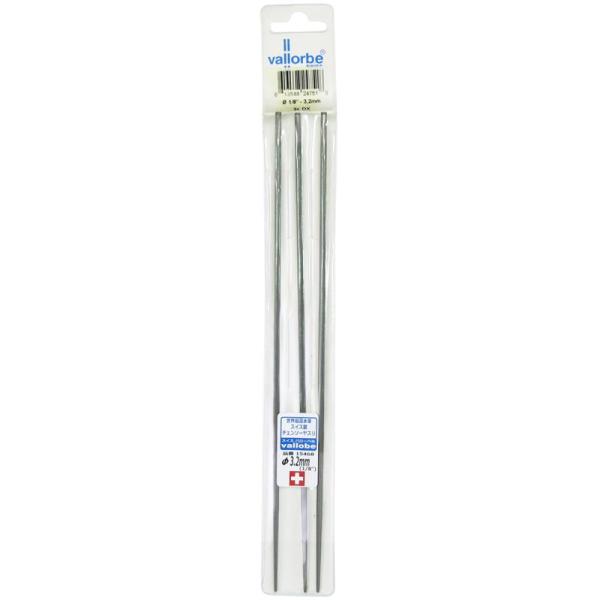 バローベ チェンソーヤスリ 3本 3.2mm 21V033 Vallorbe