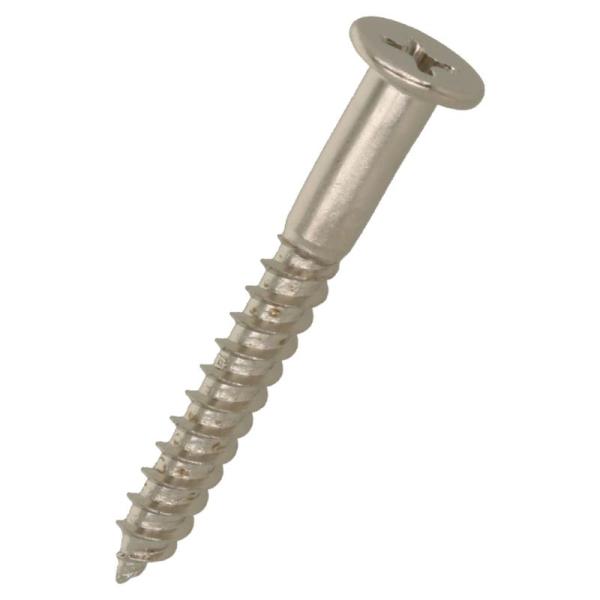 超低頭木ねじ ニッケル ネジ径4.5×38mm 10入 ×5セット