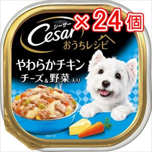 マースジャパン シーザー おうちレシピ やわらかチキン チーズ＆野菜入り 100g×24個｜hcvalor