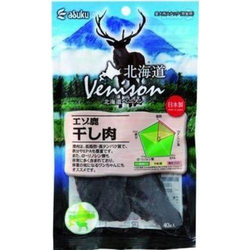 【セット販売】 アスク 北海道ベニスンエゾ鹿干し肉 40g (×6セット)