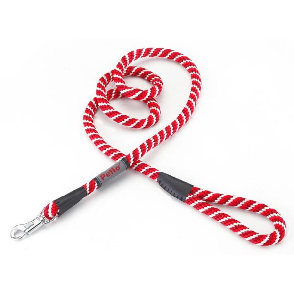 【セット販売】 ペティオ(Petio) BASIC PLUS スパイラルリード 15mm レッド (...