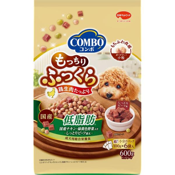 【セット販売】コンボ CDもっちり低脂肪 600g (×3セット) 日本ペットフード