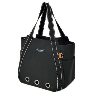 【ケース販売】 ペットプロジャパン HappyDays ペット用サステナブルトートバッグ ブラック (×10セット)