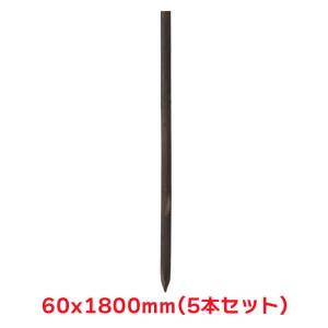 タカショー 『10本セット価格商品』L60-6E 焼磨横木 600X60 ガーデン 