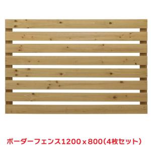 タカショー 『4枚セット価格』 BD-01B ボーダーフェンス 1200X600