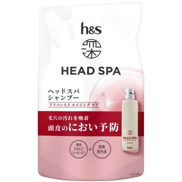 【セット販売】 h＆s 深 ヘッドスパ アドバンスドエイジングケア シャンプー 詰替え 350g(×...
