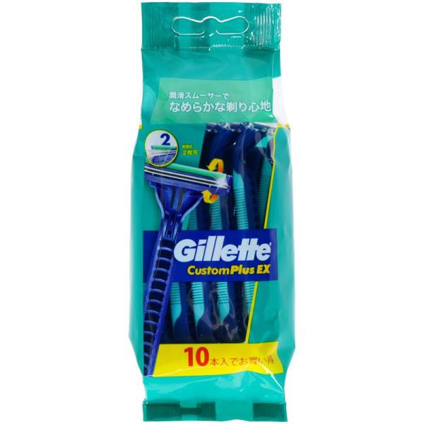 【セット販売】 ジレット カスタムプラスEX ディスポーザブル首振式 10本入(×3セット) P&amp;G...