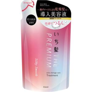 【セット販売】いち髪 エクストラダメージケアトリートメント(シルキースムース)詰替用 340g(×6セット) THE PREMIUM