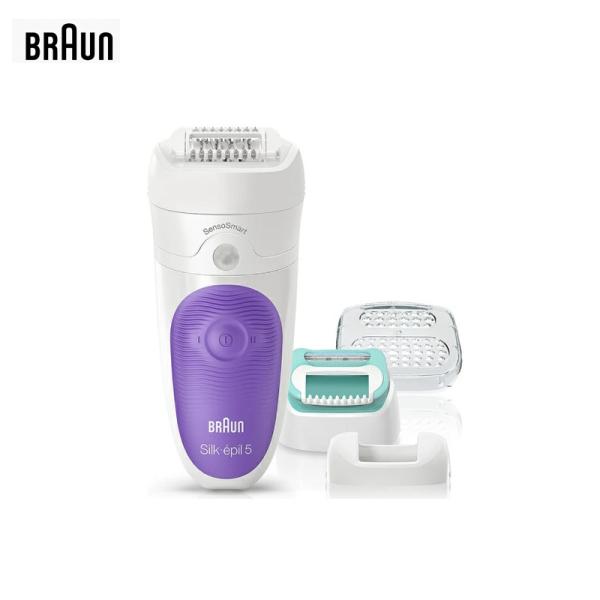 BRAUN ブラウン シルク・エピル5脱毛器肌にやさしいビギナーモデル押し付け防止センサー付SE58...