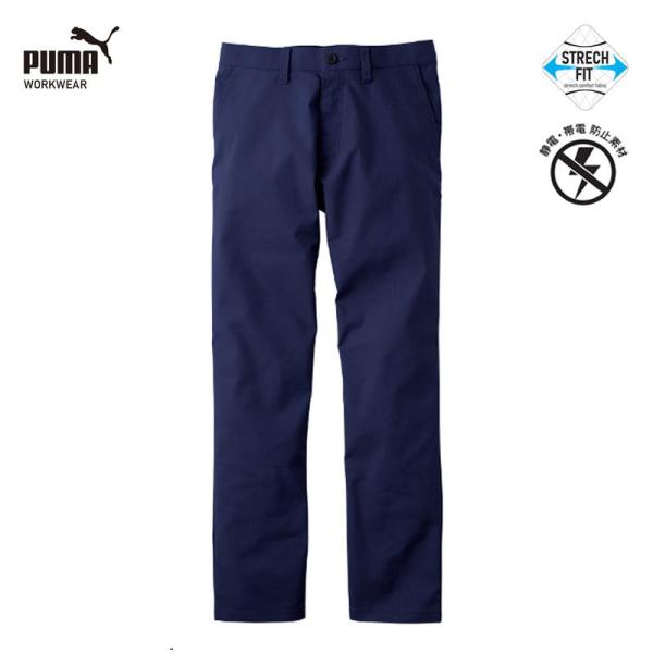 作業ウェアPUMA スラックス PW-4016A ネイビー L 作業服 プーマ ワークウェア(PUM...