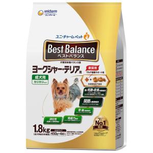 ユニチャーム 犬 ドライ ベストバランス カリカリ仕立て ヨークシャー・テリア用 １.８ｋｇ ペット用品｜hcvalor