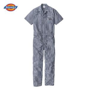 Dickies ストレッチCVC長袖つなぎ D-746 オレンジ M ツナギ 作業服