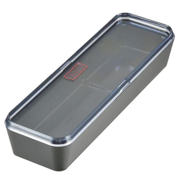 パール金属 クローブ 蓋付カトラリーケース ブラック